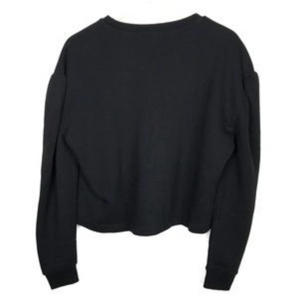 Cozy Juliet Boho Puff Sleeve Floral Sweatshirt NWT - Picture 7 of 7